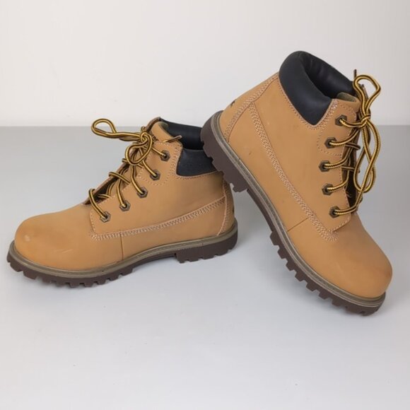 Skechers Mecca Mitigate Lumber Boots Ankle Faux Leather Fall Winter Waterproof - Picture 6 of 11